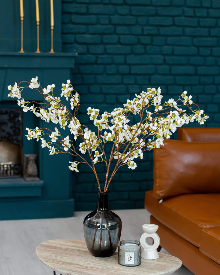 Faux BLOSSOM - White (3 STEMS) - Decovasse